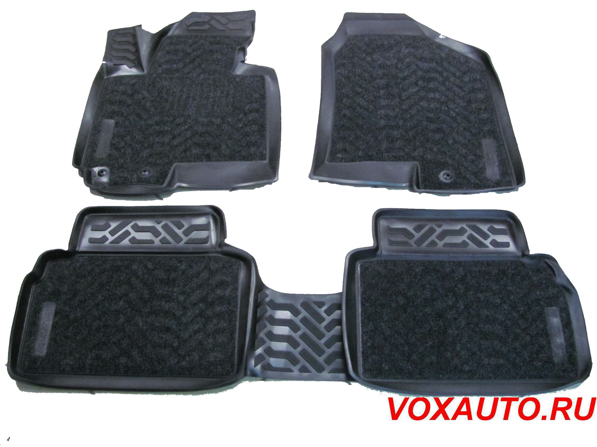 Коврики салона KIA Sportage soft резинотекстильные 2010г-